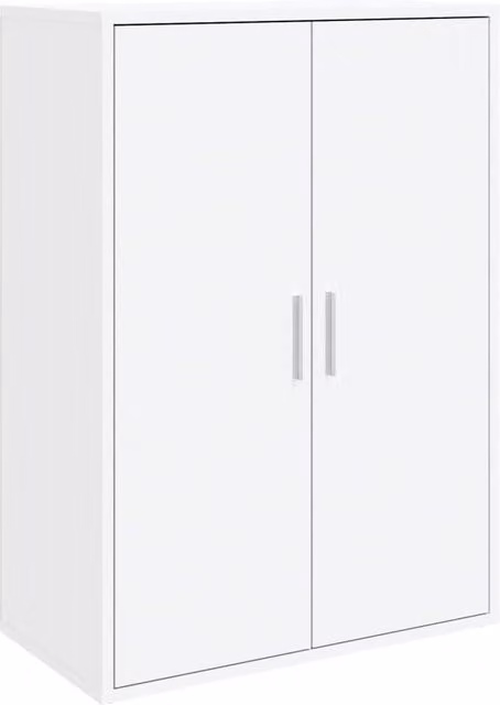 Berkfield Home White Matt MDF Sideboard W/D/H: 60 x 31 x 84 cm