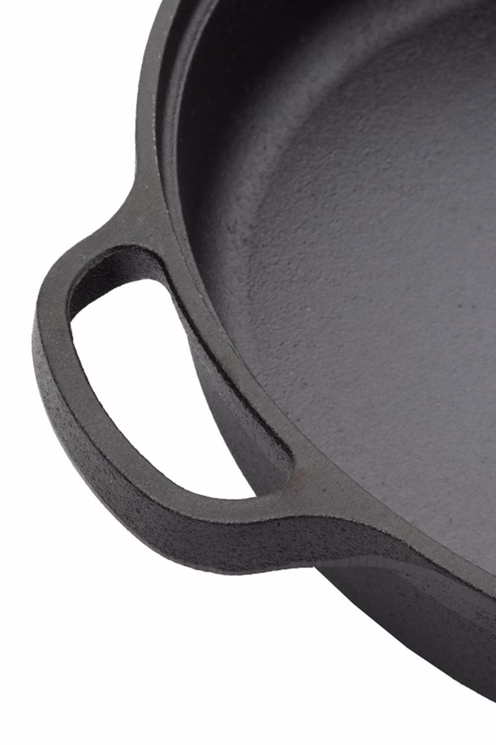 Garden Sanctuary 5.6L Dual-Handle Pre-Seasoned Round Cast Iron Braiser Pan in Black – 3