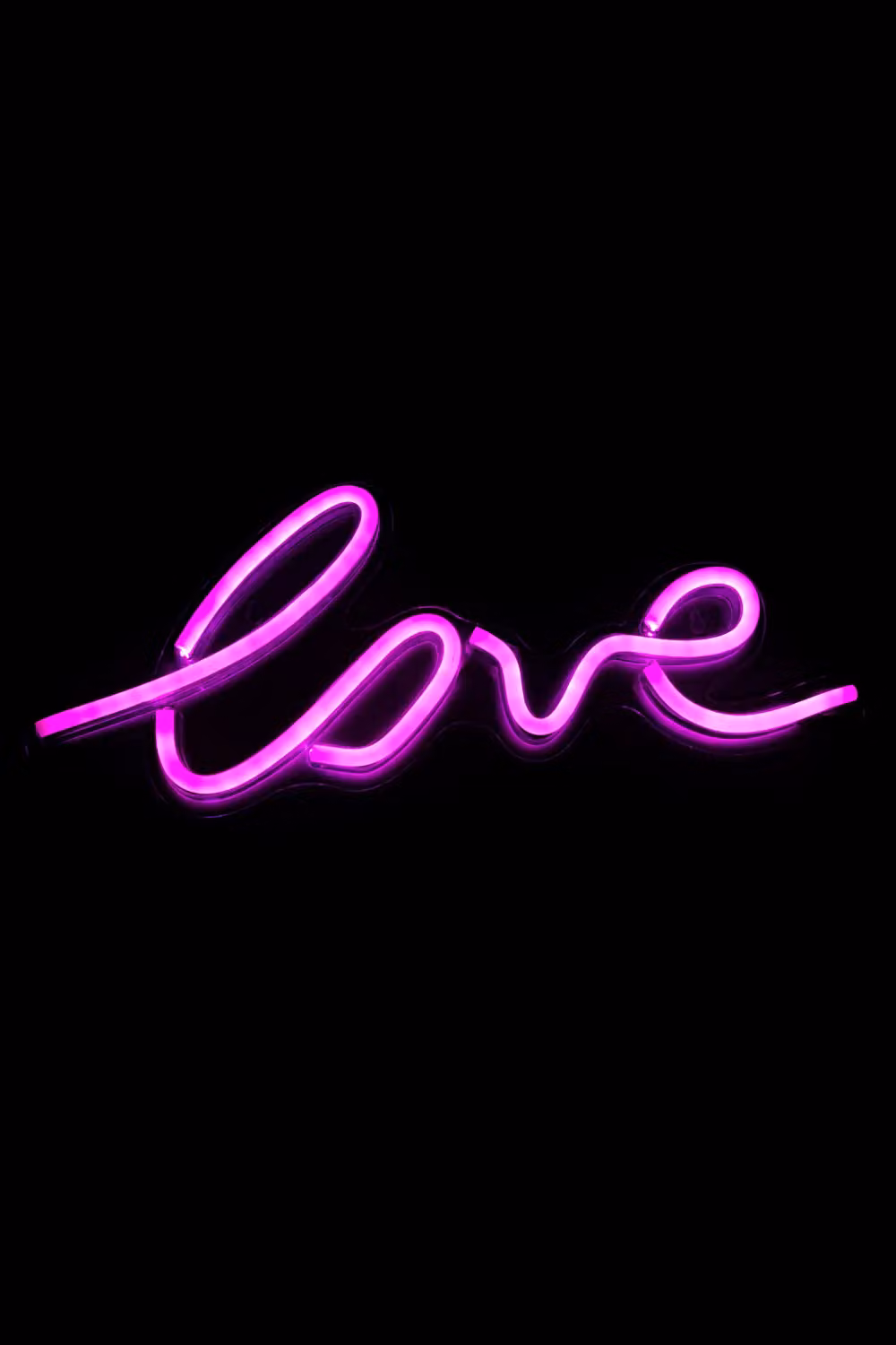 BHS Lighting Glow Love Pink Neon Wall Light – 2