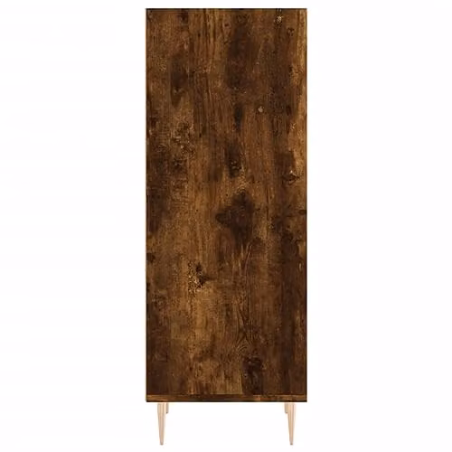 vidaXL Sideboard in Smoked Oak, Brown Engineered Wood, W/D/H: 34.5 x 32.5 x 90 cm – 3