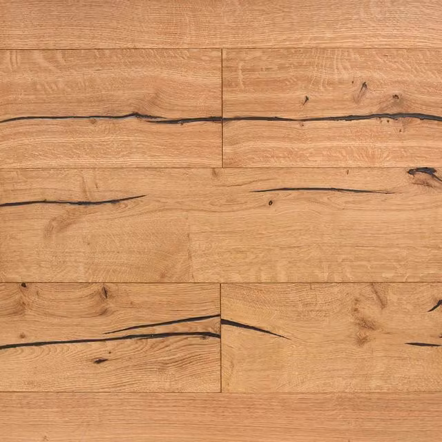 Woodford Brown Distressed Oak Effect Vinyl Plank Flooring
