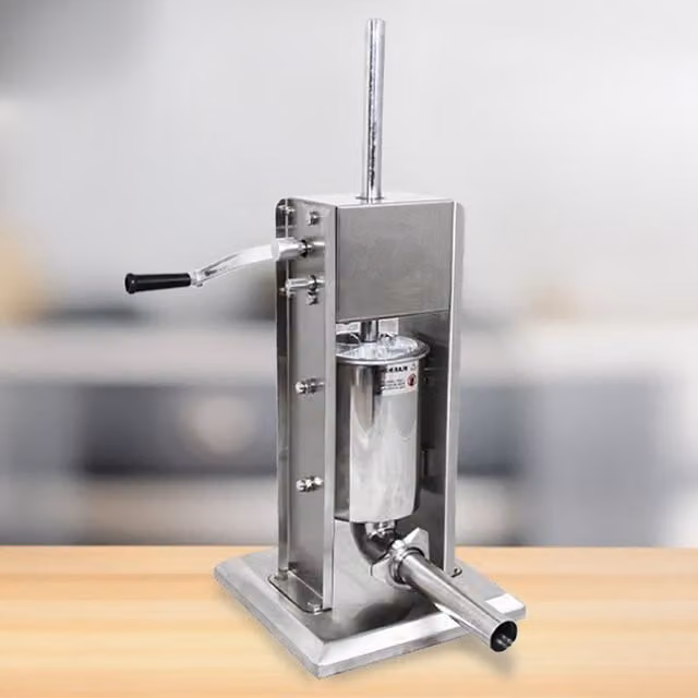 Kukoo 7 Litre Stainless Steel Sausage Stuffer - Silver
