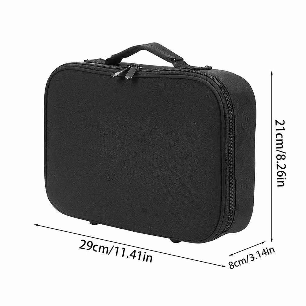 NESTLUNE Barber Tools Storage Bag for Clippers, Combs and Scissors, Black – 2