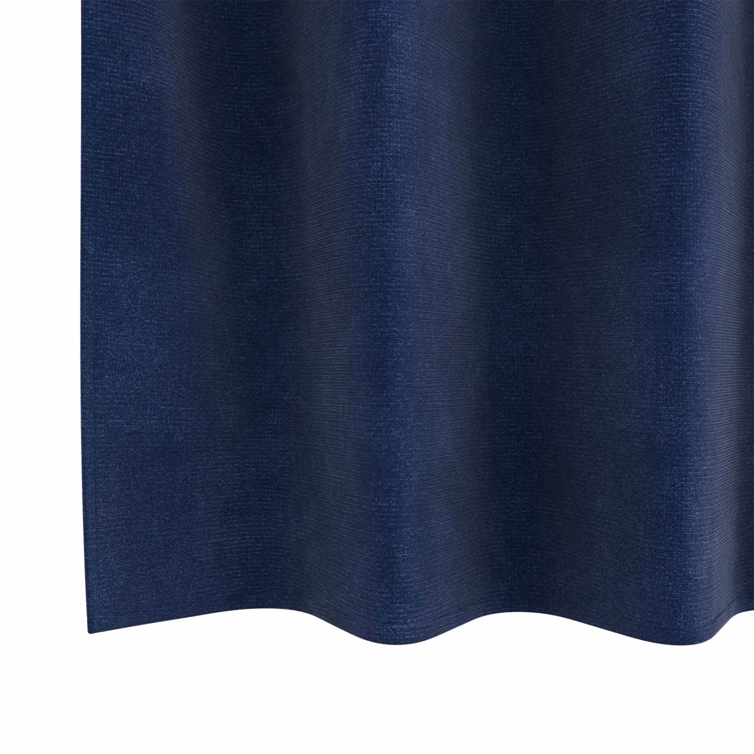 Berkfield Home Navy Blue Velvet Blackout Curtains with Eyelets, 2 Pack – 4