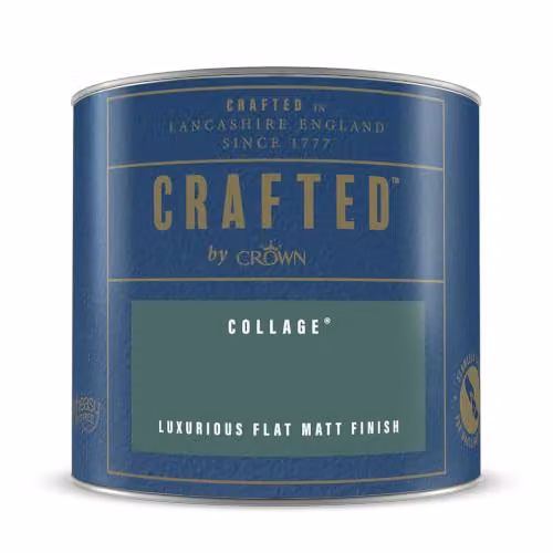 Crown Crafted Collage Matt Emulsion Paint Tester, Green, 125ml – 4