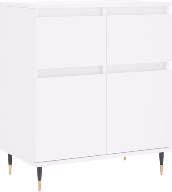 Berkfield Home Classic White Sideboard, W/D/H: 60 x 35 x 70 cm