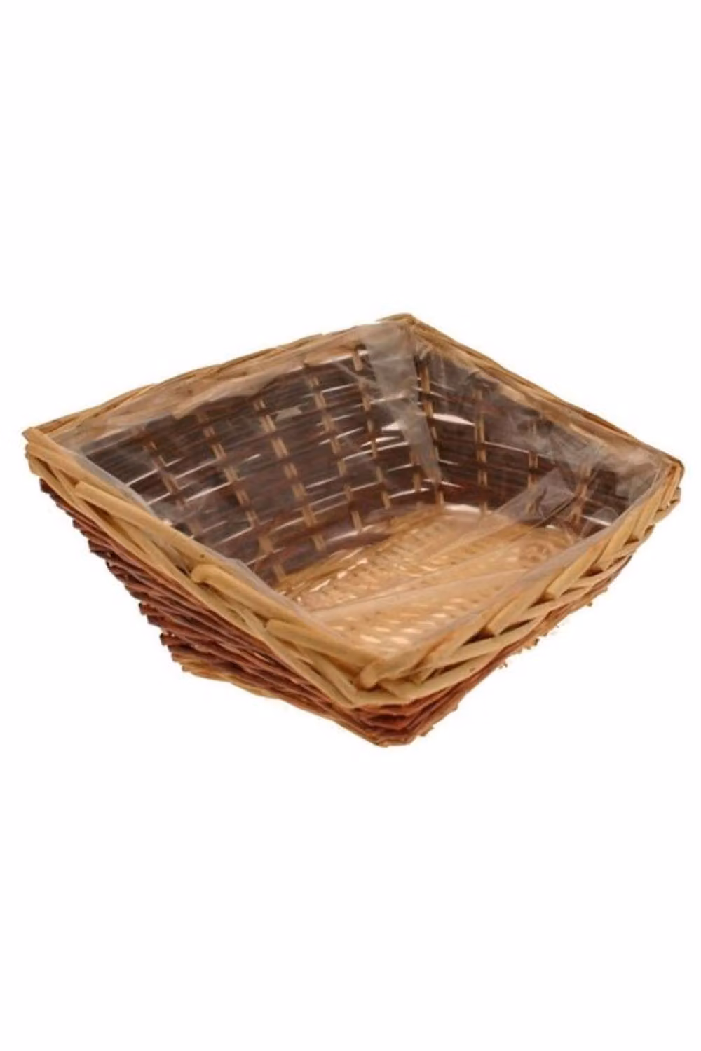 KDMD Small Rectangular Sloped Two Tone Tray in Brown, 35 cm – 2