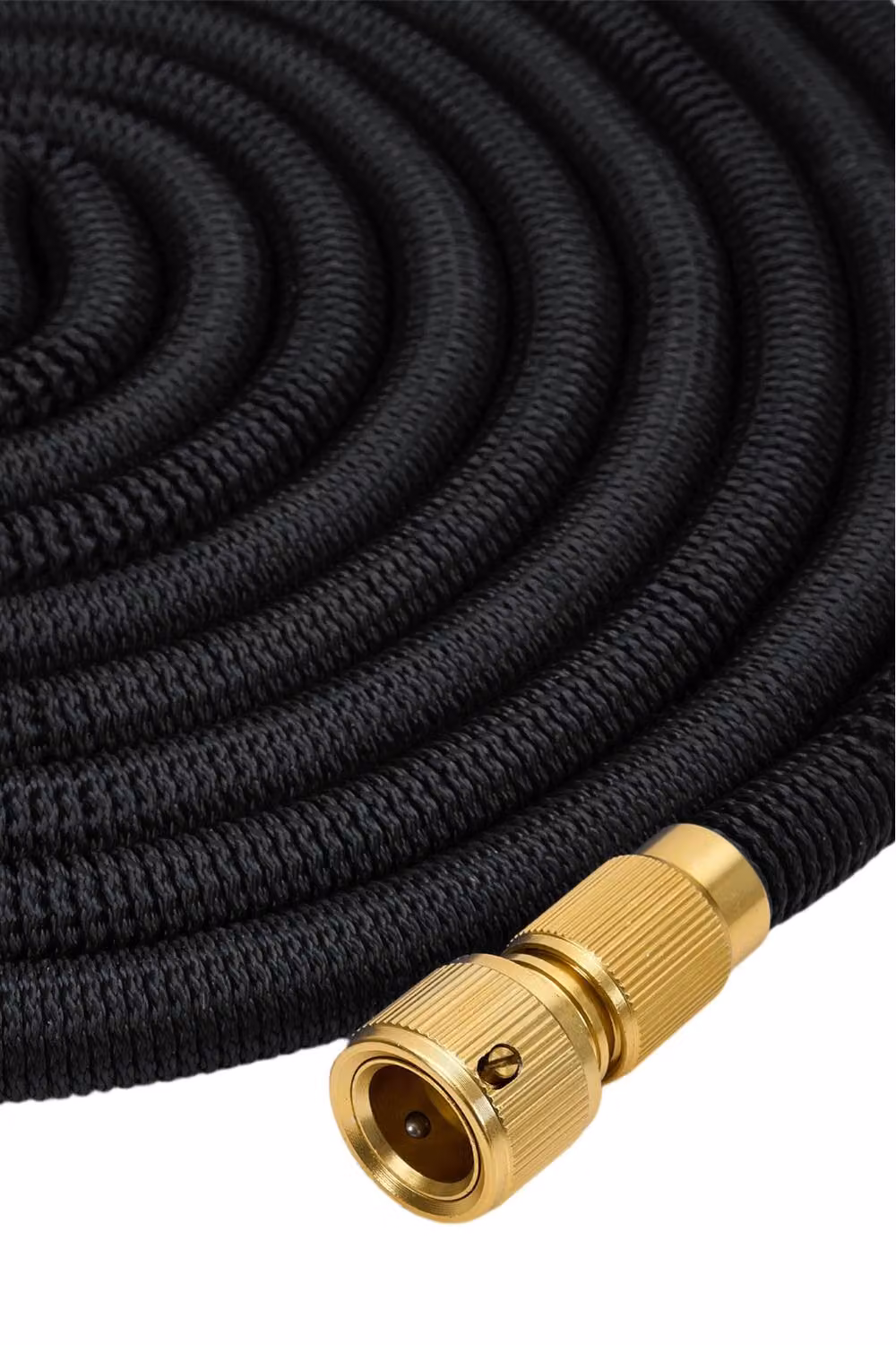 Living and Home Expandable Garden Hose with Black Solid Brass Fittings – 2