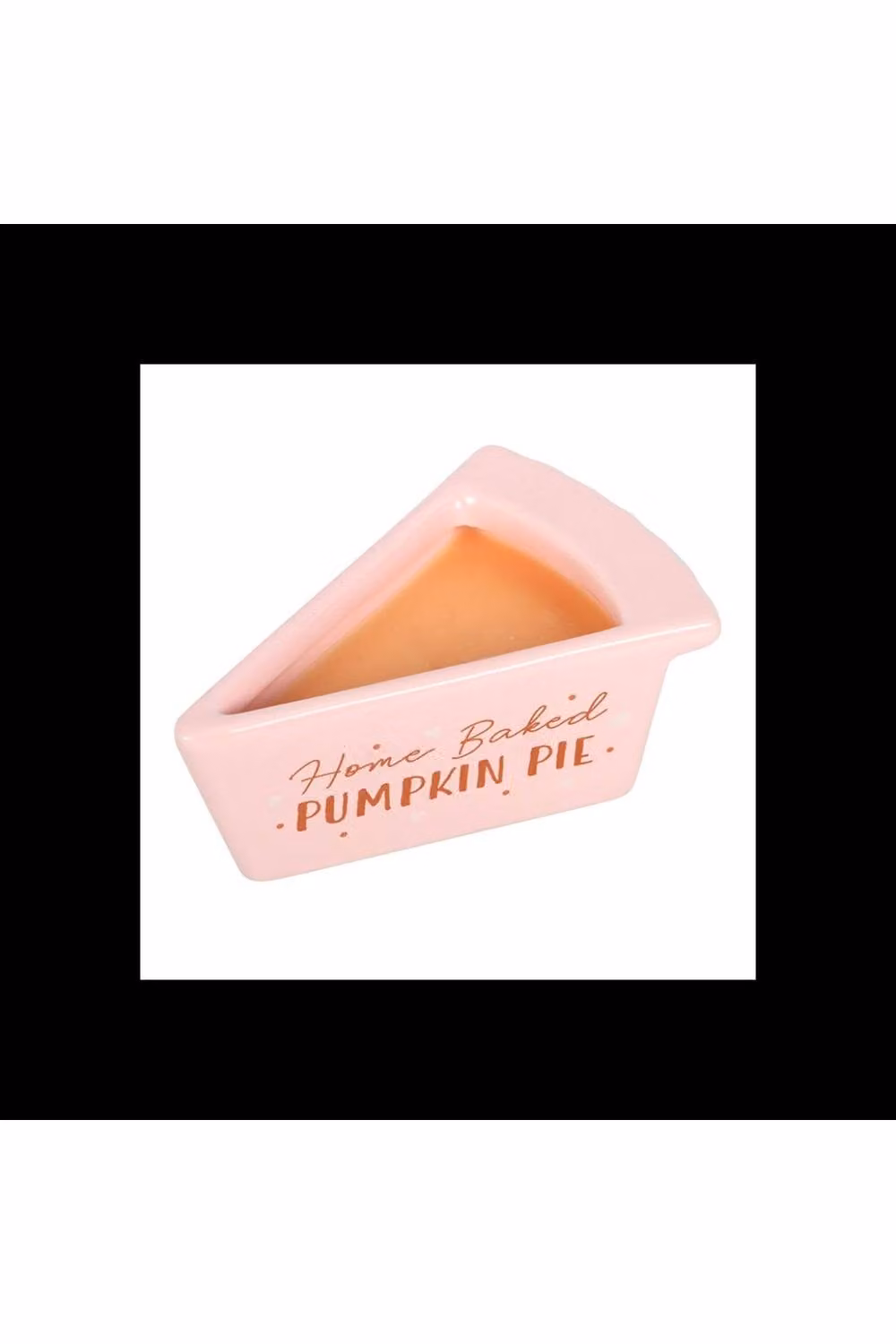 KDMD Home Baked Pumpkin Pie Ceramic Candle with Pie Dish in Pink – 2