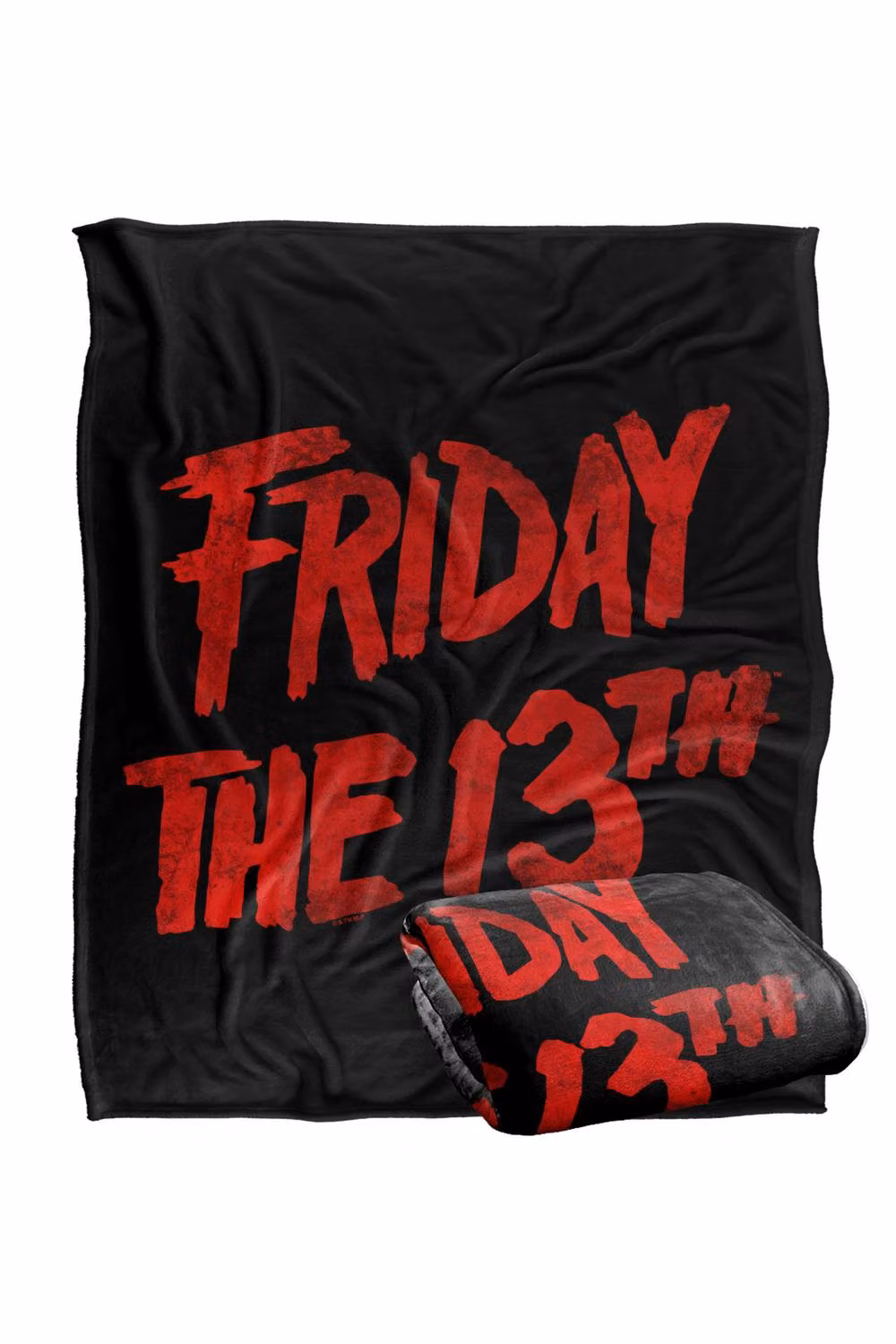Warner Bros. Friday The 13th Logo Silky Touch Super Soft Fleece Throw Blanket, Multicolour, W: 91.44 cm x L: 147 cm – 7