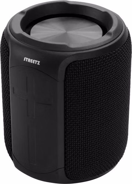 Streetz 10W Waterproof Wireless Bluetooth Speaker with IPX7 Rating, Black
