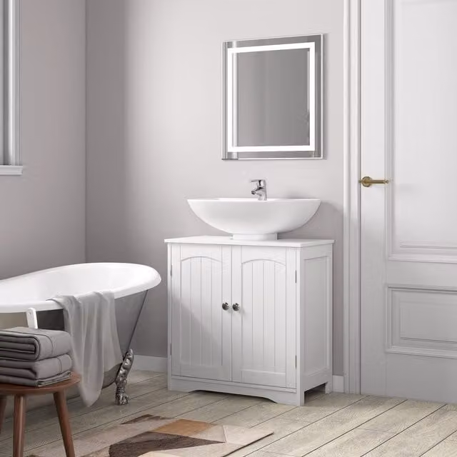 MCC Direct Colorado White Undersink Bathroom Cabinet with Internal Shelves – 1