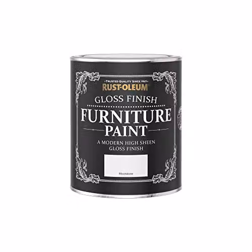 Rust-Oleum White Gloss Furniture and Skirting Board Paint, 750ml – 3