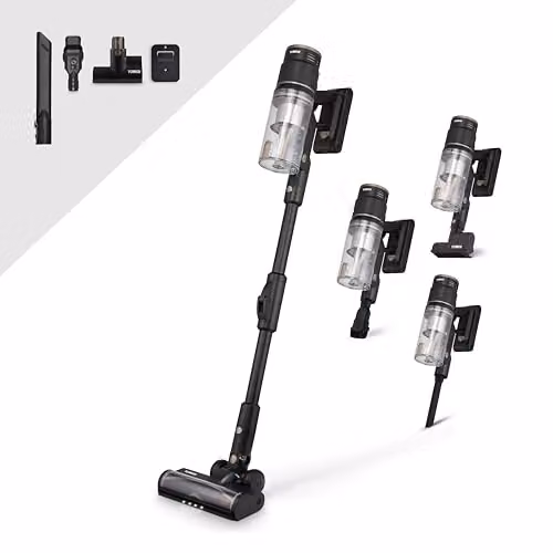 Tower T513025 VL120 Optimum Pets Cordless 3-in-1 Pole Vacuum with Flexi-Pole, HEPA Filter, 1.5L Bagless Dust Tank, 26kPa, Black & Bronze – 1