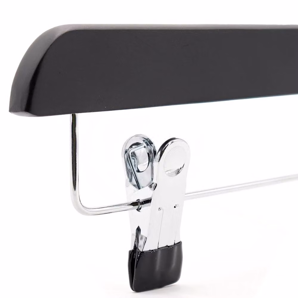 PAWNORA Skirt Hangers with Clips in Black, Pack of 5 – 2