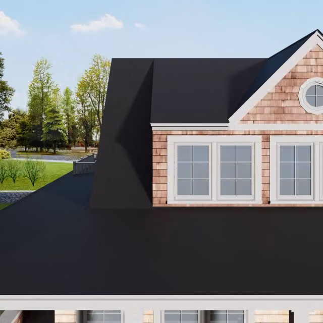 Livingandhome EPDM Rubber Waterproof Roofing Sheet, Black, 600cm