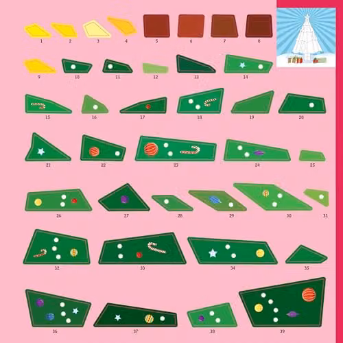 Workman Publishing Paint by Sticker Kids Christmas Activity Book with Glitter Stickers, Multicolour – 2