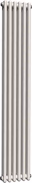 Lux Heat Vertical Coloured Column Radiator in White, H 180 cm x W 29 cm