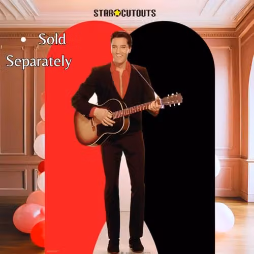 Star Cutouts SC241 Elvis Presley Smiling with Guitar Lifesize Cardboard Cutout, Multicolour – 7