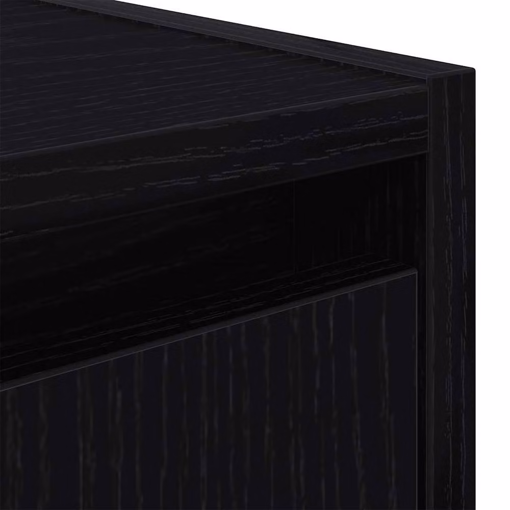 Berkfield Home Wall-Mounted Bedside Cabinet, Black, W/D/H: 38 x 34 x 40 cm – 6