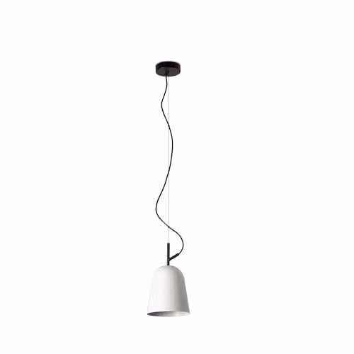 Netlighting FARO Barcelona Studio 16cm Dome Pendant Ceiling Light in White