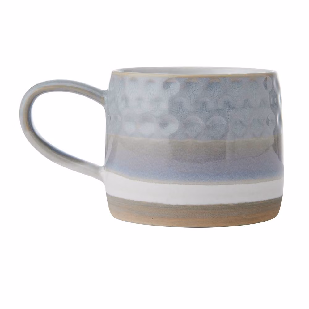 Mikasa Set of 2 Grey Textured Stoneware Mugs – 3