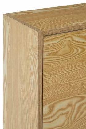 Premier Housewares 2-Tier Oak Wood Shoe Storage Cabinet in Brown, W: 60 cm, D: 24 cm, H: 81 cm – 2