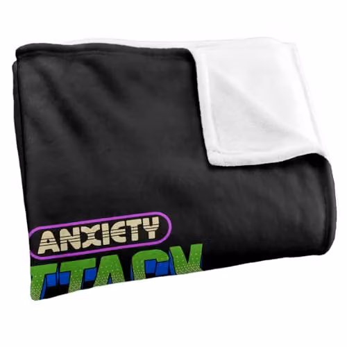 Steven Rhodes Anxiety Attack Silky Touch Super Soft Fleece Throw Blanket, Multicolour, W/D/H: 91 x 147 cm – 7
