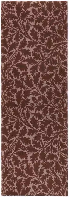House of Hackney QUERCUS Runner Anemone Floral Brown Wool Rectangular