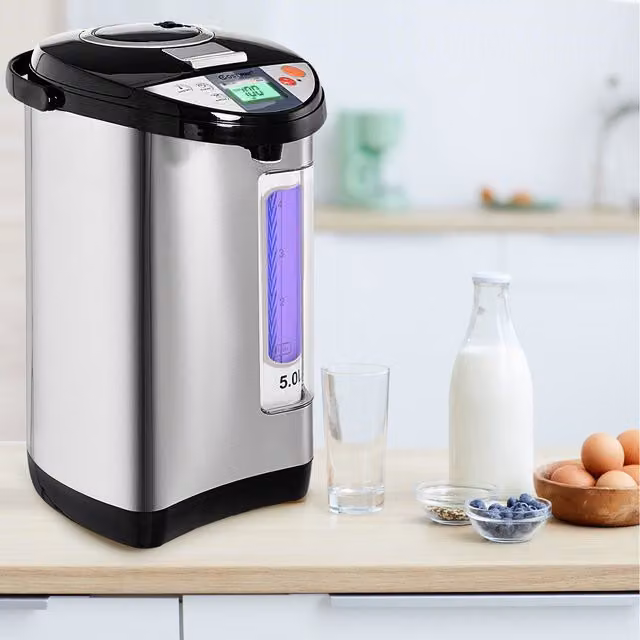 Costway Hot Water Dispenser and Warmer with 5L Capacity in Silver