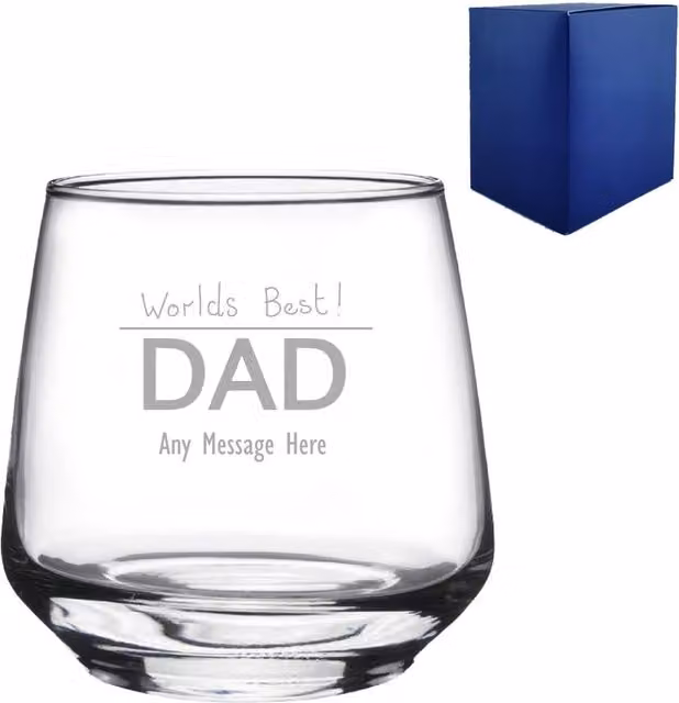 Uniqueful Personalised Tall Glass Tumbler in Transparent