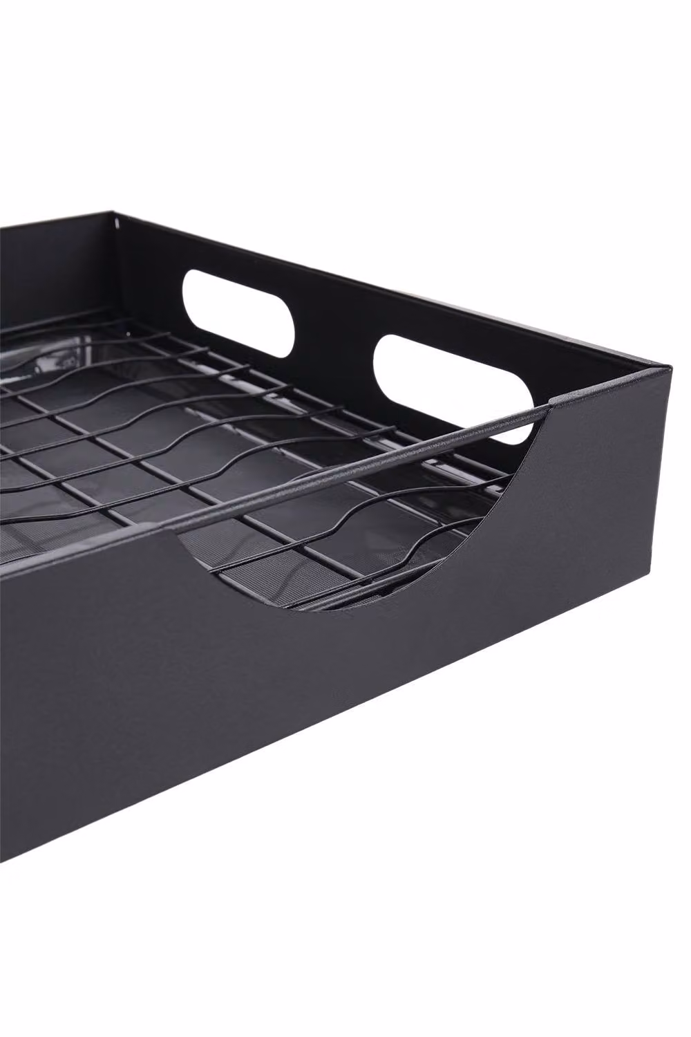 Garden Sanctuary Black Steel Pull-Out Bowl Rack Cabinet – 4