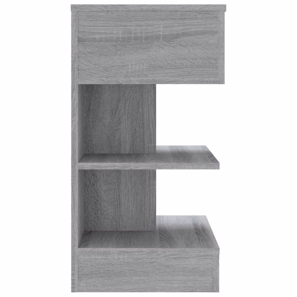 Berkfield Home Grey Sonoma Bedside Cabinet W/D/H: 40 x 35 x 65 cm – 3