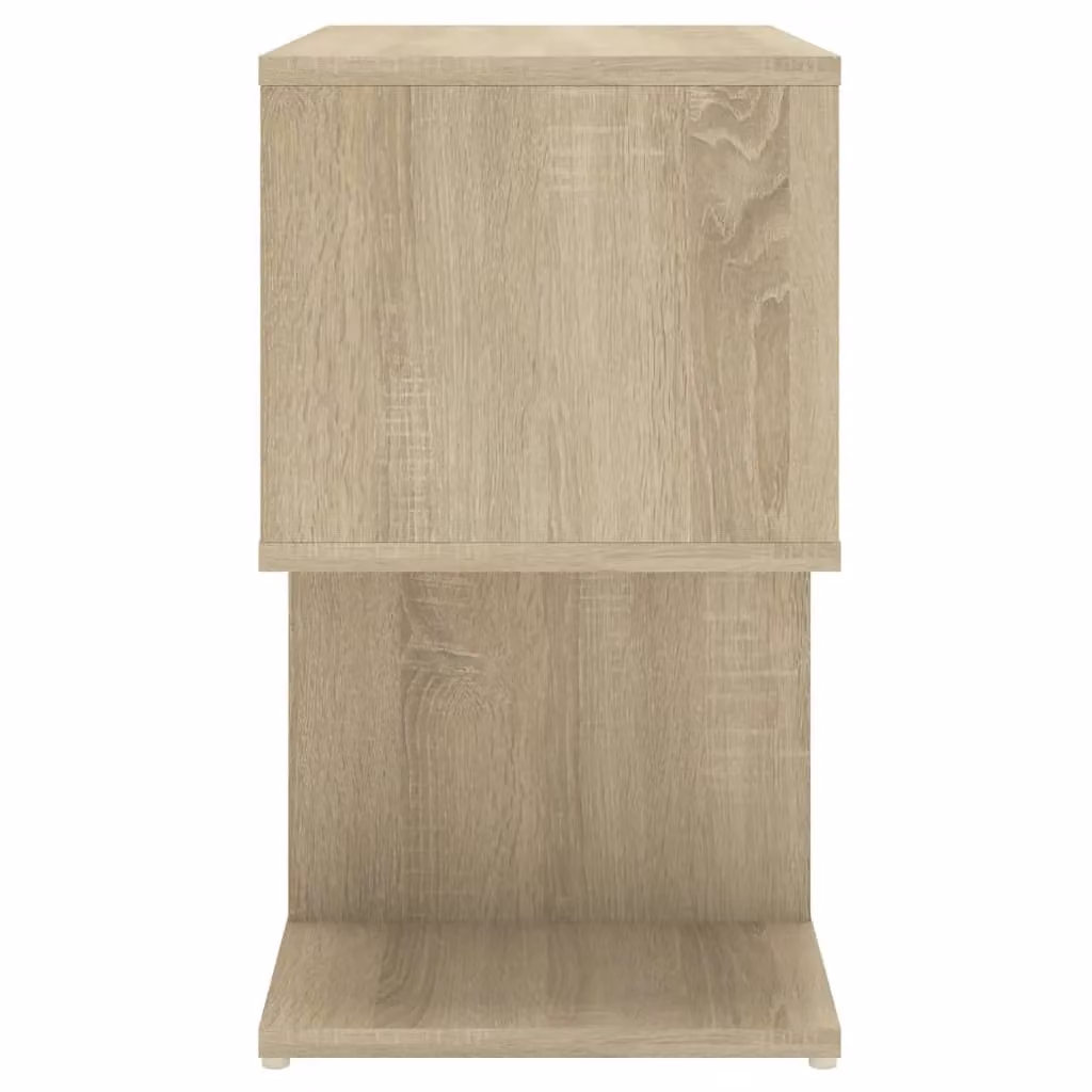 Berkfield Home Sonoma Oak Bedside Cabinet in Brown, W: 50 cm, D: 30 cm, H: 51.5 cm – 3