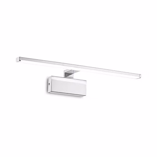 Ideal Lux ALMA Integrated LED Picture Wall Lamp in Chrome with Warm White Light