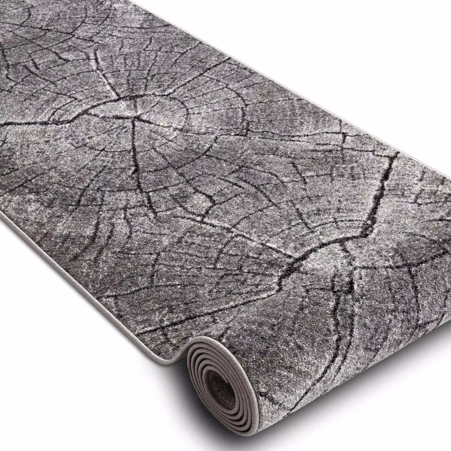 RugsX Silver Tronko Runner in Grey, W: 70 cm, L: 130 cm – 2