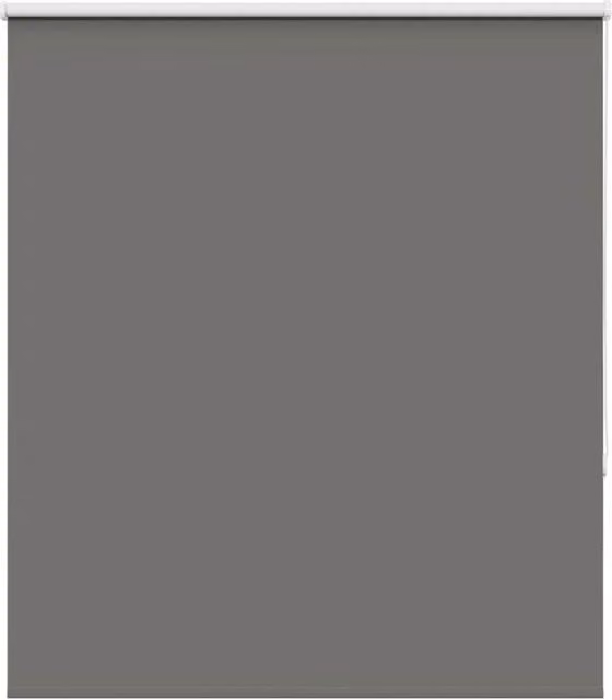 Berkfield Home Grey Blackout Roller Blind, Thermal Insulating Polyester, W: 130 cm, H: 175 cm – 1