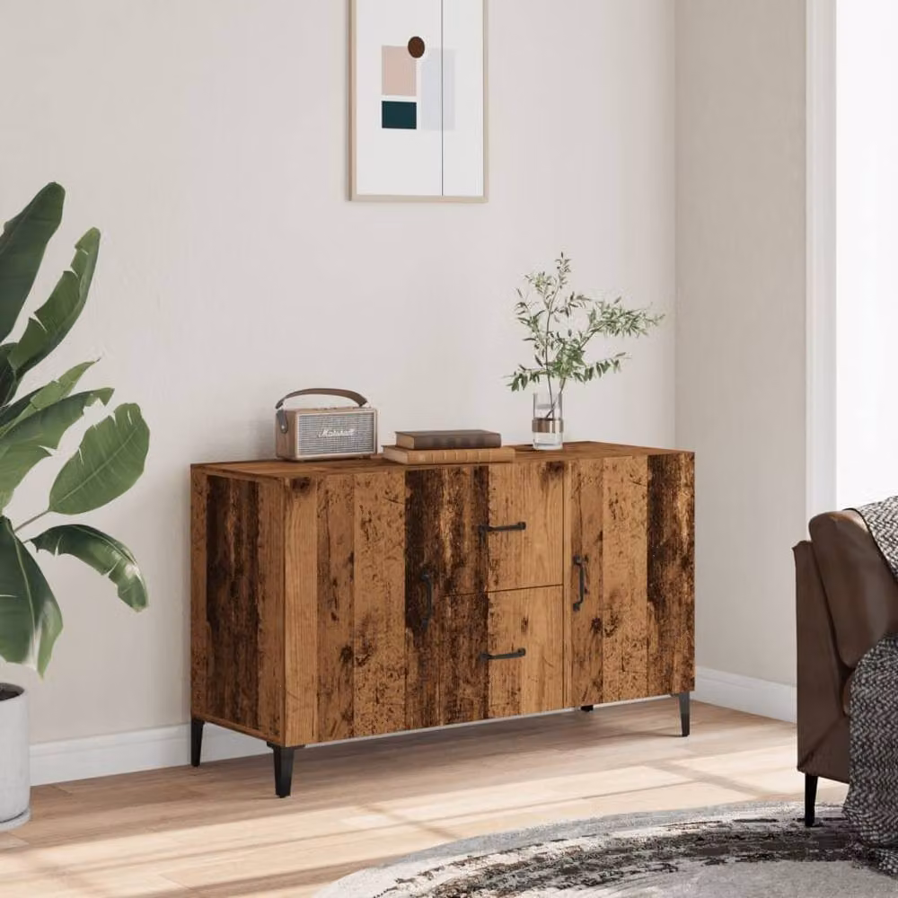 Berkfield Home Classic Sideboard in Brown Engineered Wood W/D/H: 100 x 36 x 60 cm – 3