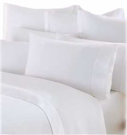 Absolute Home Textiles White 200TC Cotton Percale Envelope Style Pillowcases, Pack of 2