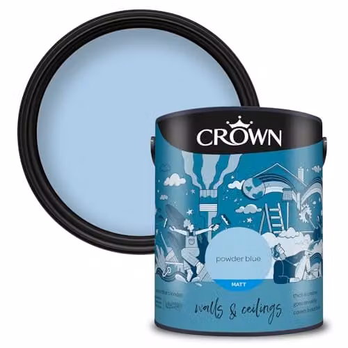 Crown Breatheasy Matt Emulsion Paint, Blue, 5 l – 2
