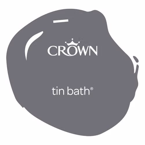 Crown Easyclean Mould Resistant Bathroom Paint, Grey, 2.5L – 2