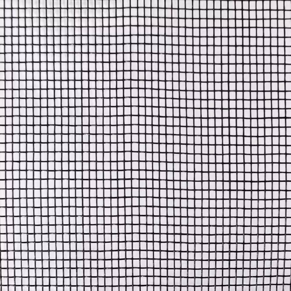 Berkfield Home Black Fibreglass Mesh Screen W: 100 cm, H: 1000 cm – 4