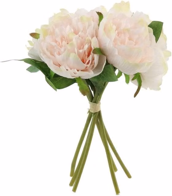 KDMD Pink Arundel Peony Bouquet, Height: 28 cm