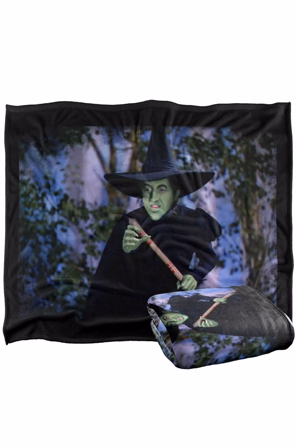 LOGOVISION The Wizard Of Oz The Wicked Witch Plotting Super Soft Silky Touch Fleece Throw Blanket, Multicolour, W: 152 cm, D: 127 cm – 7