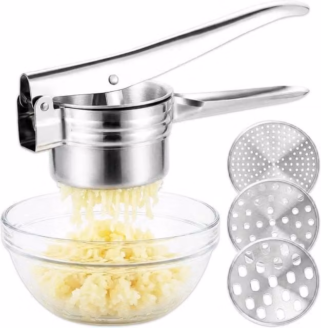 SPETLEK Stainless Steel Potato Ricer Masher in Silver