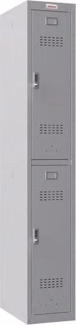 Phoenix Safe Company PL1230GGE Personal Locker in Grey with Electronic Locks and Internal Shelves, H 180 cm x W 100 cm