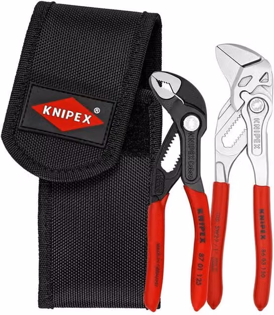 Knipex 2 Piece Multicolour Chrome Vanadium Steel Water Pump Plier Set – 1