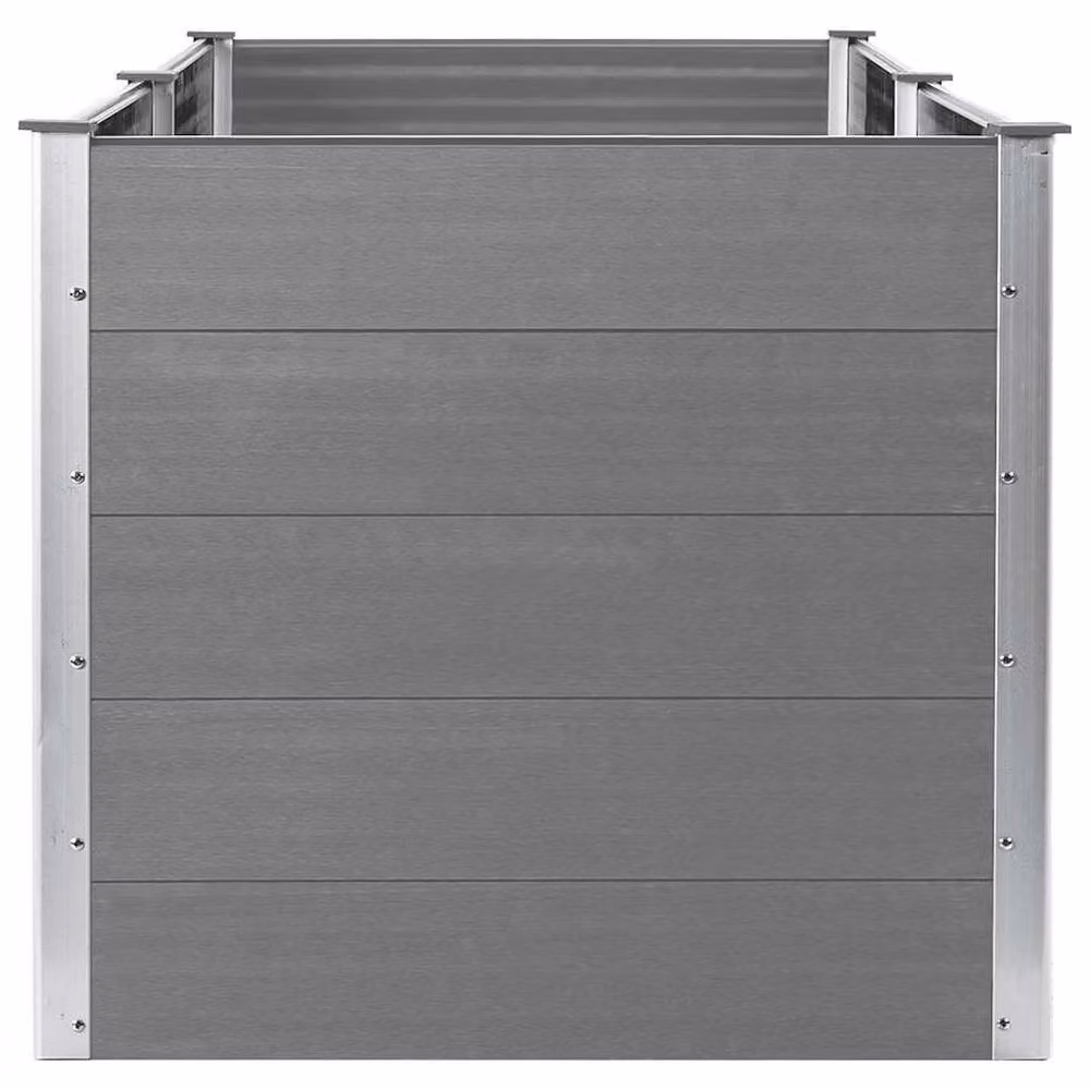 Berkfield Home Garden Grey WPC Raised Bed W/D/H: 250 x 100 x 91 cm – 2