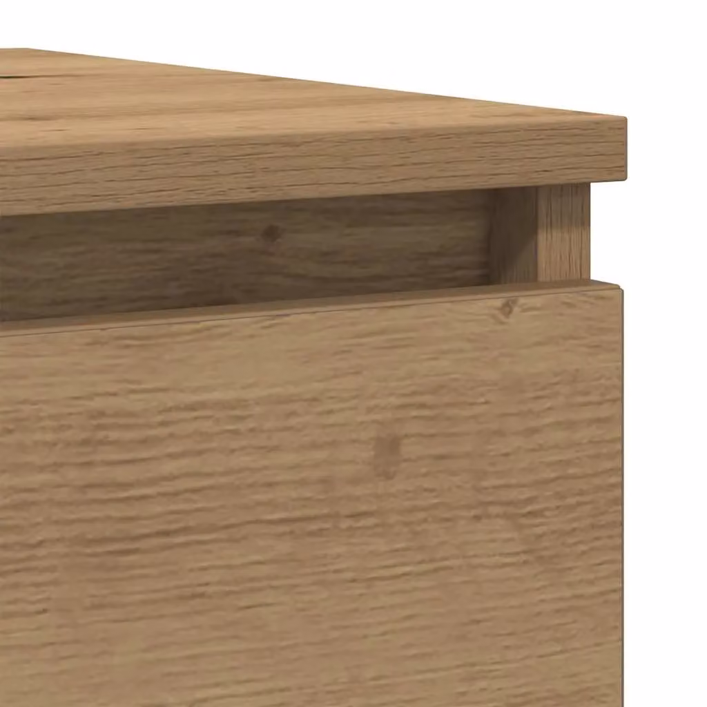 Berkfield Home Artisan Oak Sideboard in Brown, W/D/H: 37.5 x 35 x 99 cm – 3