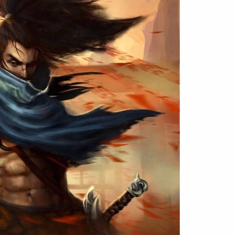 League of Legends Yasuo Multicolour Framed Graphic Paper Poster – 2